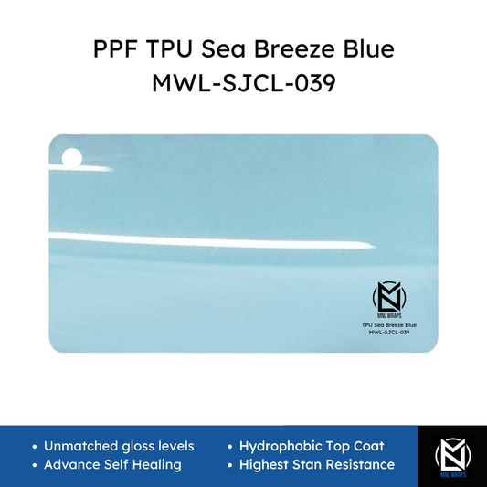 PPF TPU Sea Breeze Blue MWL-SJCL-039
