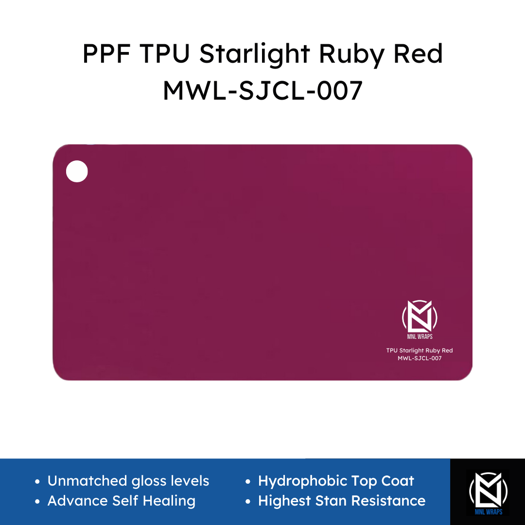 PPF TPU Starlight Ruby Red MWL-SJCL-007