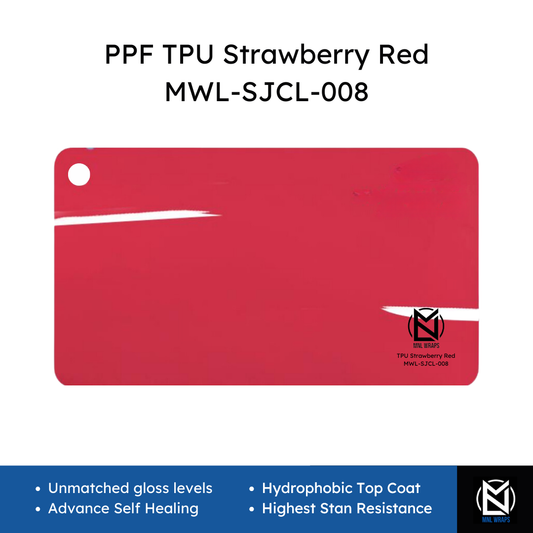 PPF TPU Strawberry Red MWL-SJCL-008