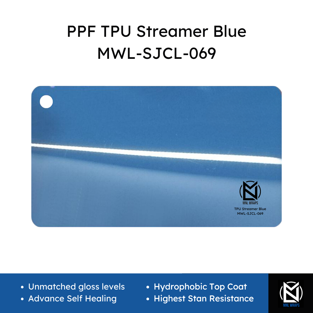 PPF TPU Streamer Blue MWL-SJCL-069