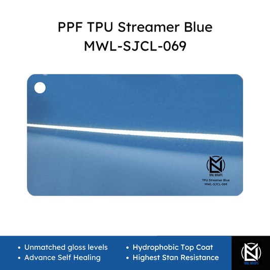 PPF TPU Streamer Blue MWL-SJCL-069