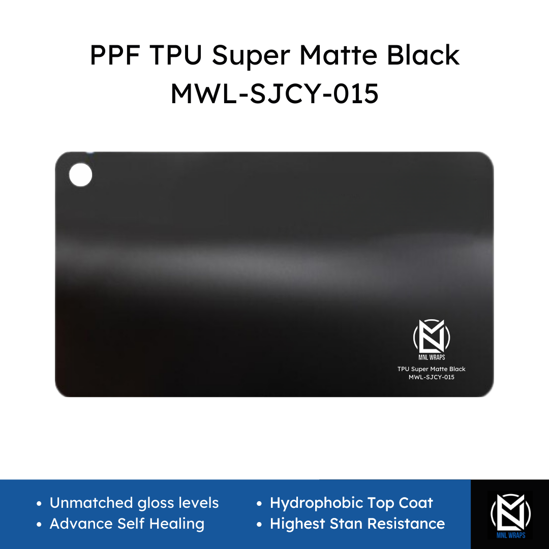 PPF TPU Super Matte Black MWL-SJCY-015